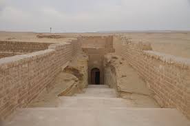 the serapeum of saqqara, entrance to the serapeum